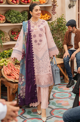 Summer 3PC Lawn Embroidered Suit - BFB0660 - | BlueFery