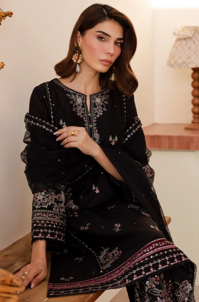 Summer 3PC Lawn Embroidered Suit - BFB0661 - New Arrivals | BlueFery