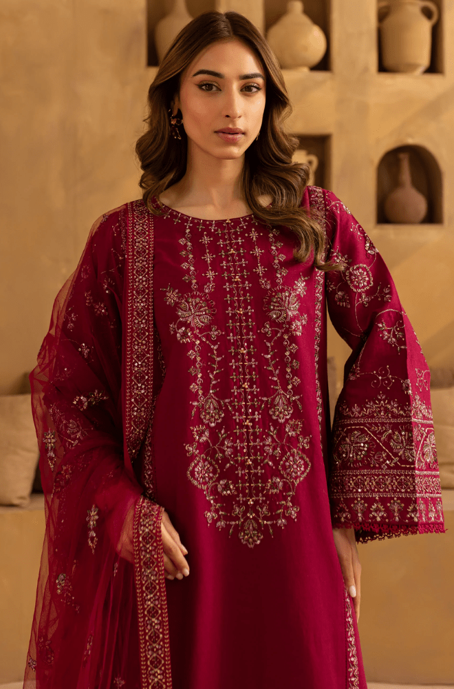 Summer 3PC Lawn Embroidered Suit - BFB0663 - New Arrivals | BlueFery