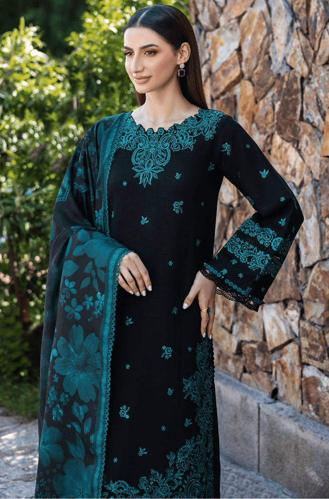 Summer 3PC Lawn Embroidered Suit - BFB0666 - New Arrivals | BlueFery