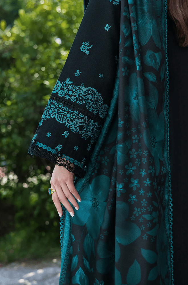 Summer 3PC Lawn Embroidered Suit - BFB0666 - New Arrivals | BlueFery
