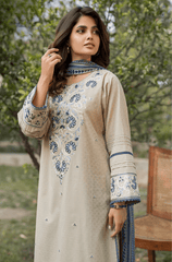 Summer 3PC Lawn Embroidered Suit - BFB0671 - New Arrivals | BlueFery