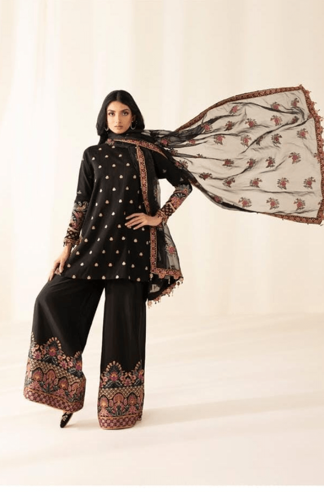 Summer 3PC Lawn Embroidered Suit - BFB0676 - New Arrivals | BlueFery