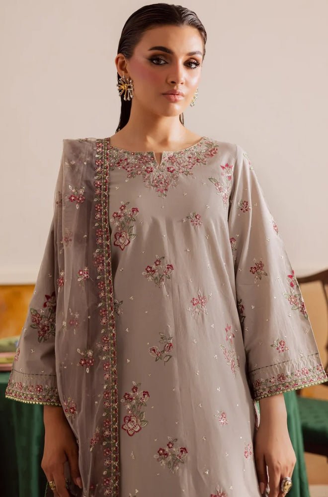 Summer 3PC Lawn Embroidered Suit - BFB0678 - New Arrivals | BlueFery