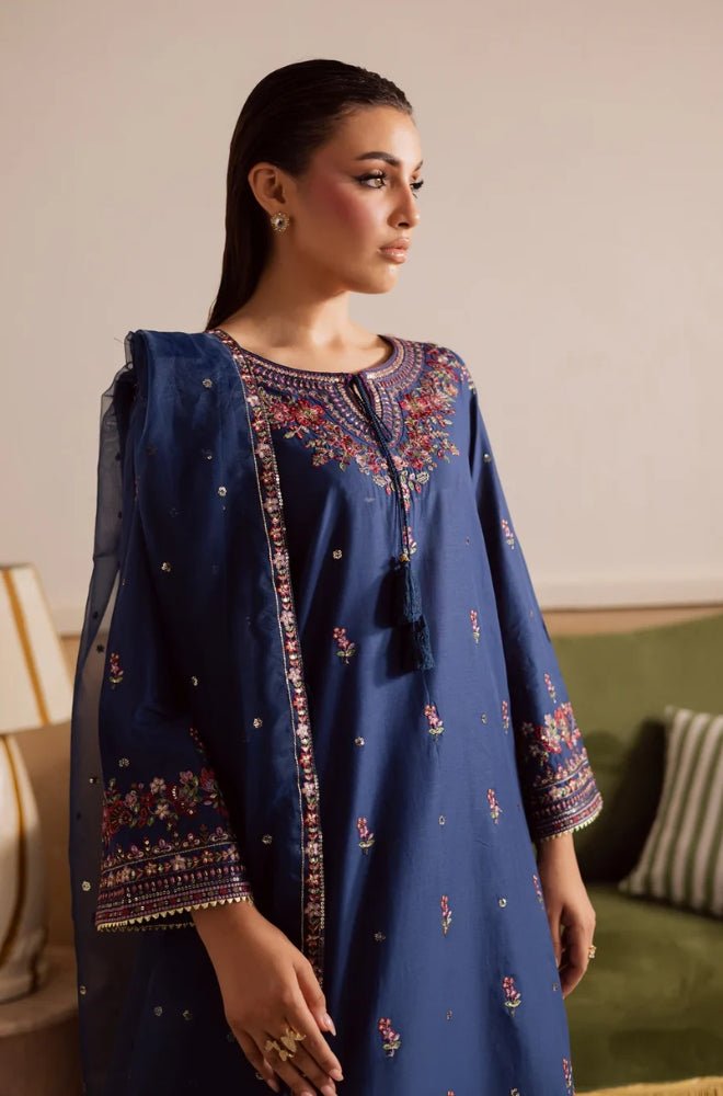 Summer 3PC Lawn Embroidered Suit - BFB0679 - New Arrivals | BlueFery