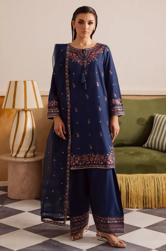 Summer 3PC Lawn Embroidered Suit - BFB0679 - New Arrivals | BlueFery