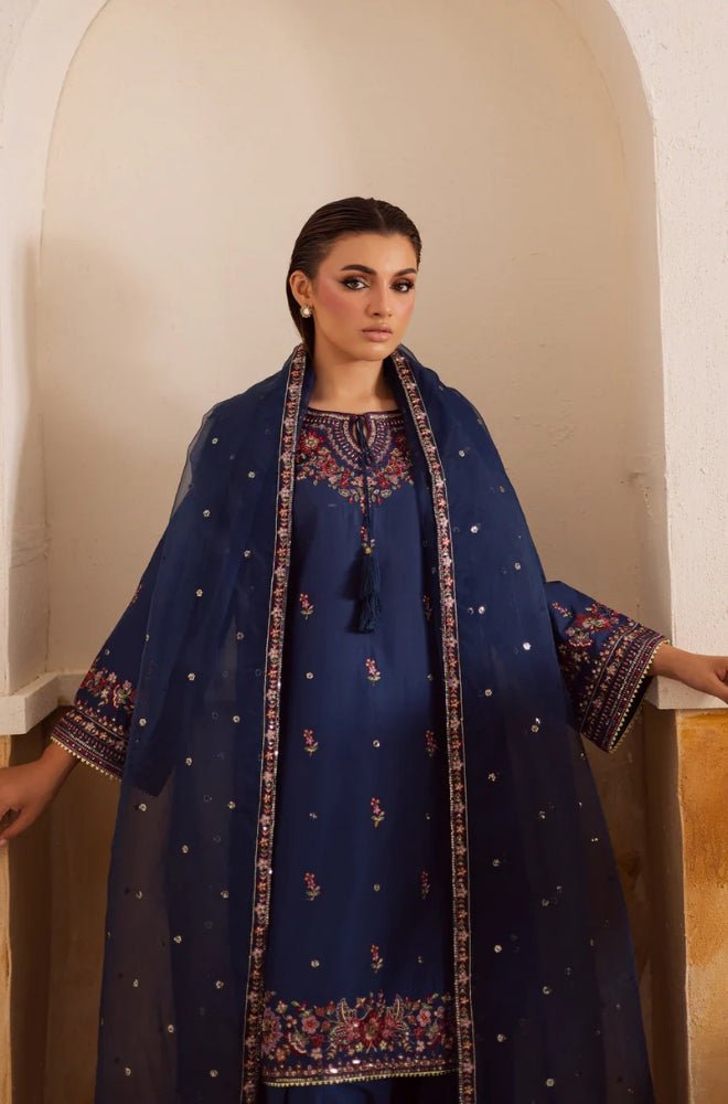 Summer 3PC Lawn Embroidered Suit - BFB0679 - New Arrivals | BlueFery