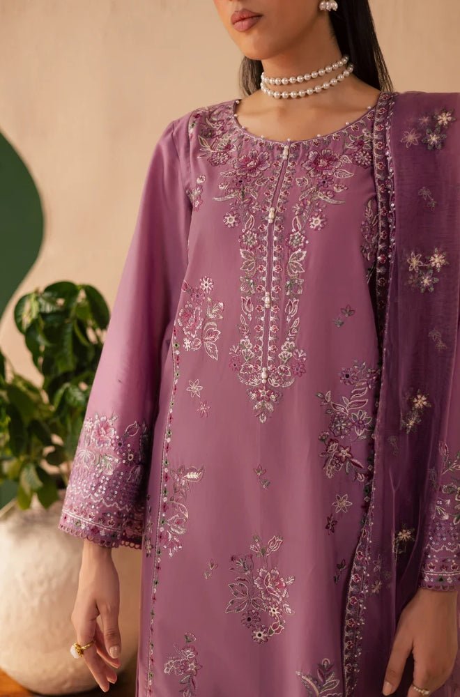 Summer 3PC Lawn Embroidered Suit - BFB0680 - New Arrivals | BlueFery