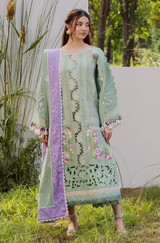 Summer 3PC Lawn Embroidered Suit - BFB0687 - New Arrivals | BlueFery