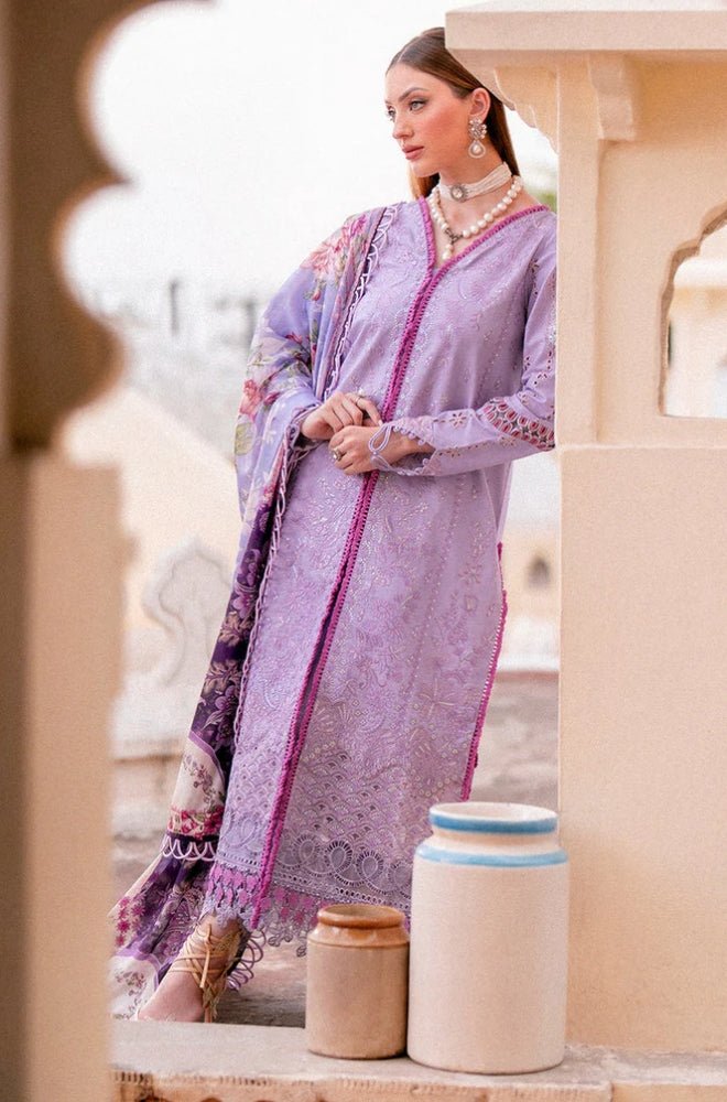 Summer 3PC Lawn Embroidered Suit - BFB0688 - New Arrivals | BlueFery