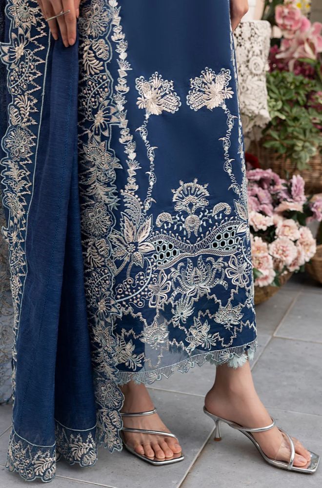 Summer 3PC Lawn Embroidered Suit - BFB0720 - New Arrivals | BlueFery