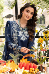 Summer 3PC Lawn Embroidered Suit - BFB0720 - New Arrivals | BlueFery