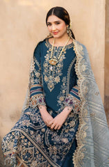 Summer 3PC Lawn Embroidered Suit - BFB0721 - New Arrivals | BlueFery