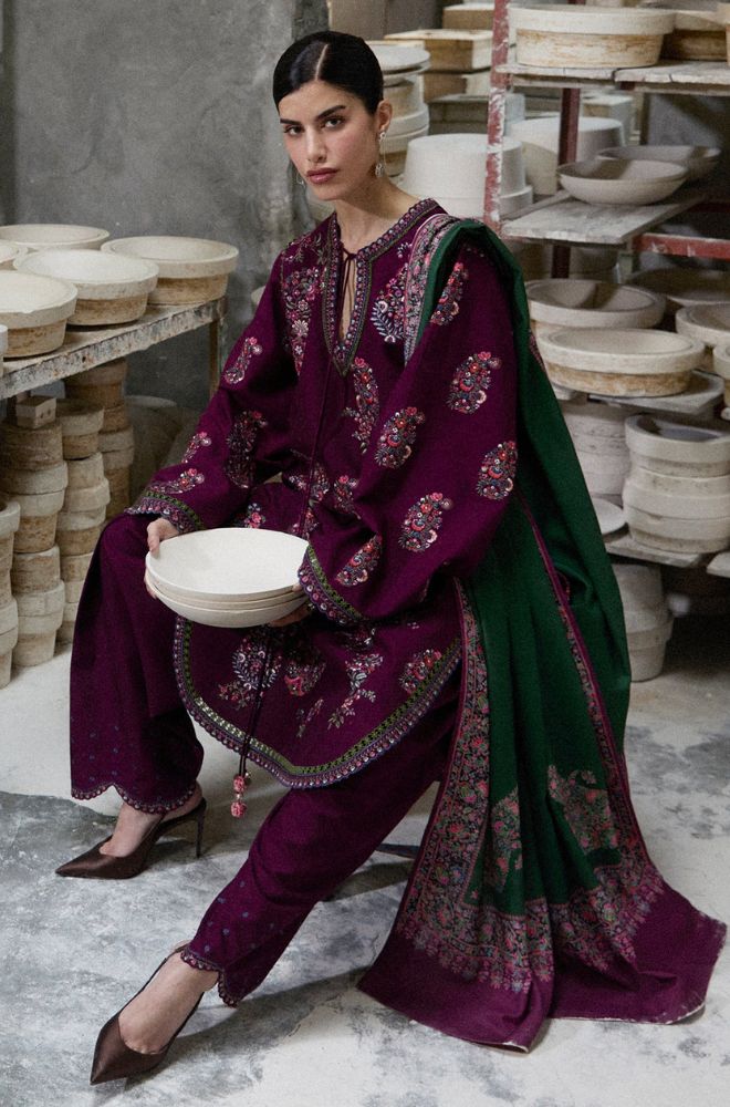 Summer 3PC Lawn Embroidered Suit - BFB0730 - New Arrivals | BlueFery