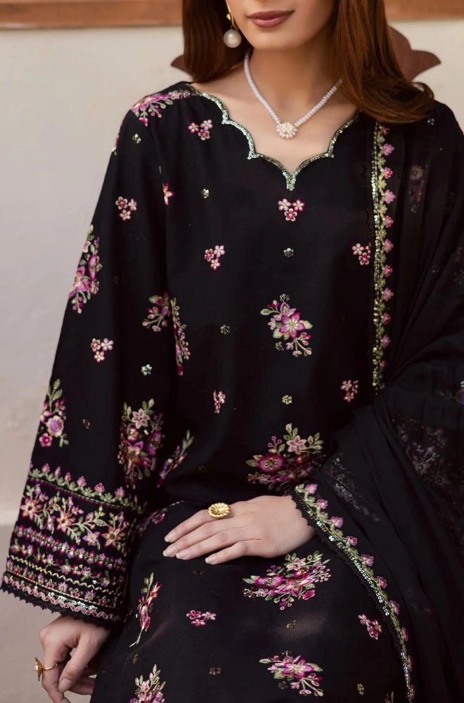 BATIK - 3PC Lawn Embroidered Shirt with Chiffon Embroidered Dupatta and Trouser - BFB0731