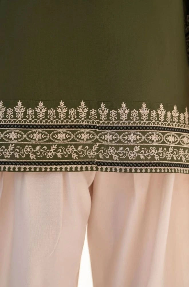 LAZULI - 3PC Lawn Embroidered Shirt with Chiffon Embroidered Duppata and Embroidered Trouser- BFB0735