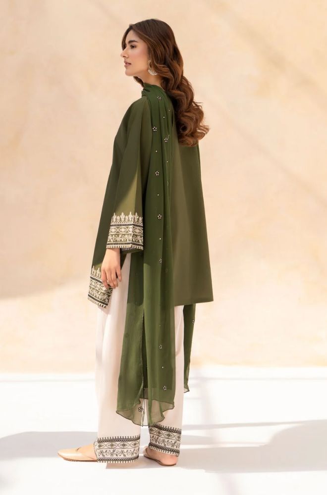 Summer 3PC Lawn Embroidered Suit - BFB0735 - | BlueFery