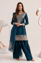 Summer 3PC Lawn Embroidered Suit - BFB0736 - | BlueFery