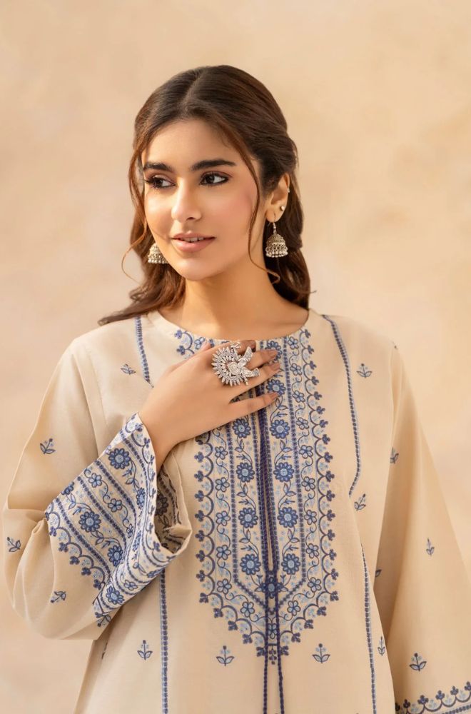 Summer 3PC Lawn Embroidered Suit - BFB0740 - New Arrivals | BlueFery