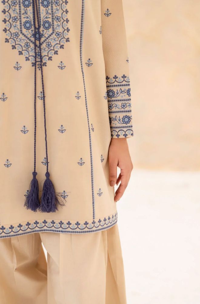 Summer 3PC Lawn Embroidered Suit - BFB0740 - New Arrivals | BlueFery
