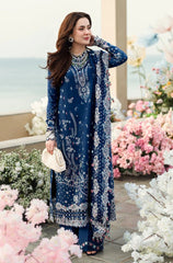 Summer 3PC Lawn Embroidered Suit - BFB0757 - | BlueFery