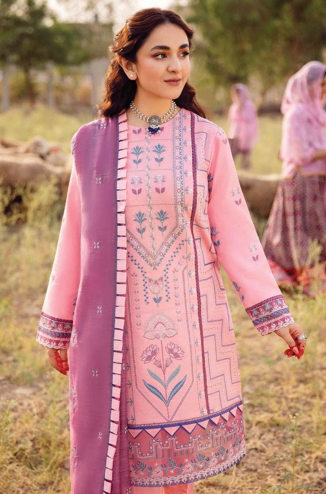 Summer 3PC Lawn Embroidered Suit - BFB0761 - New Arrivals | BlueFery