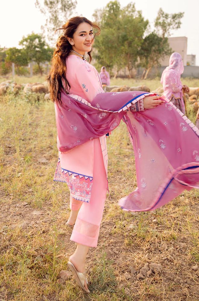 Summer 3PC Lawn Embroidered Suit - BFB0761 - New Arrivals | BlueFery