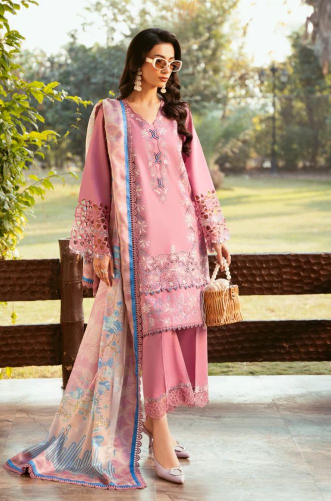 Summer 3PC Lawn Embroidered Suit - BFB0762 - New Arrivals | BlueFery