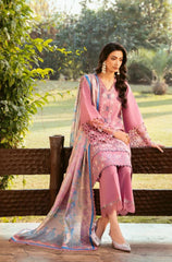 Summer 3PC Lawn Embroidered Suit - BFB0762 - New Arrivals | BlueFery