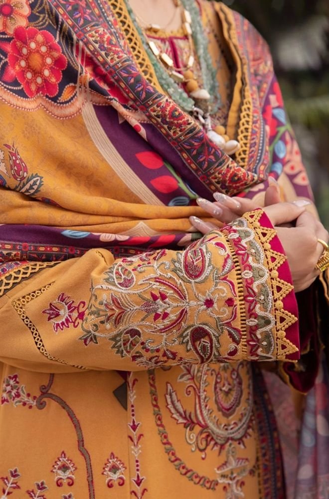 Summer 3PC Lawn Embroidered Suit - BFB0763 - New Arrivals | BlueFery