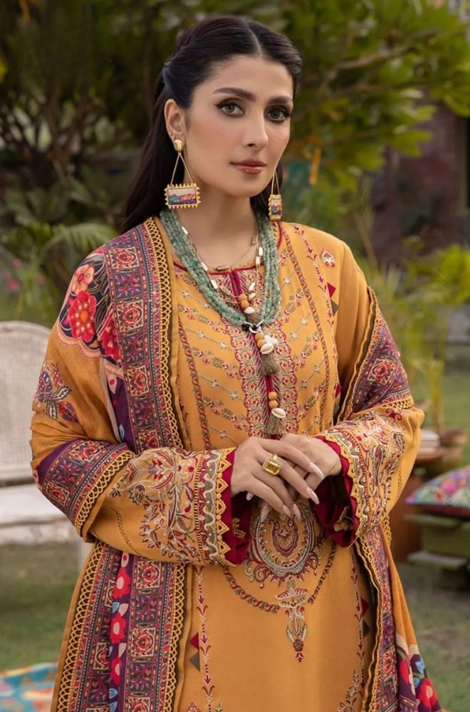 Summer 3PC Lawn Embroidered Suit - BFB0763 - New Arrivals | BlueFery