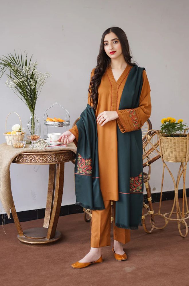 Summer 3PC Lawn Embroidered Suit - BFB0764 - Unstitched | BlueFery