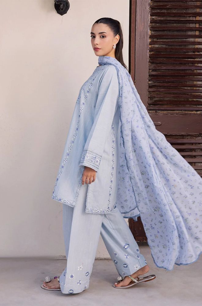 Summer 3PC Lawn Embroidered Suit - BFB0767 - New Arrivals | BlueFery