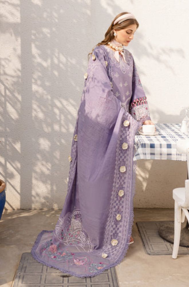 Summer 3PC Lawn Embroidered Suit - BFB0770 - luxury | BlueFery