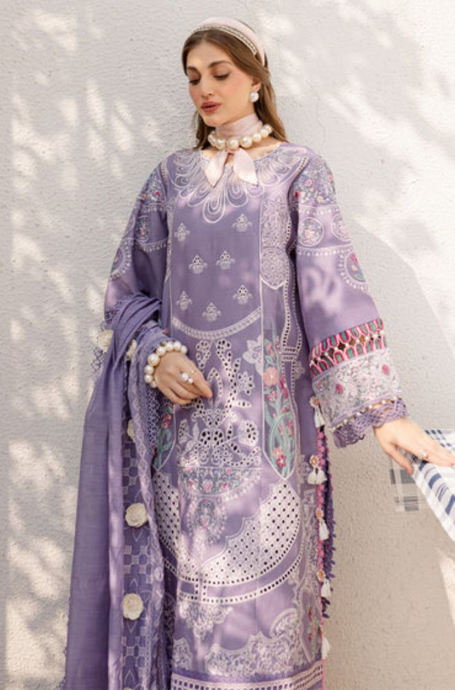 Summer 3PC Lawn Embroidered Suit - BFB0770 - luxury | BlueFery