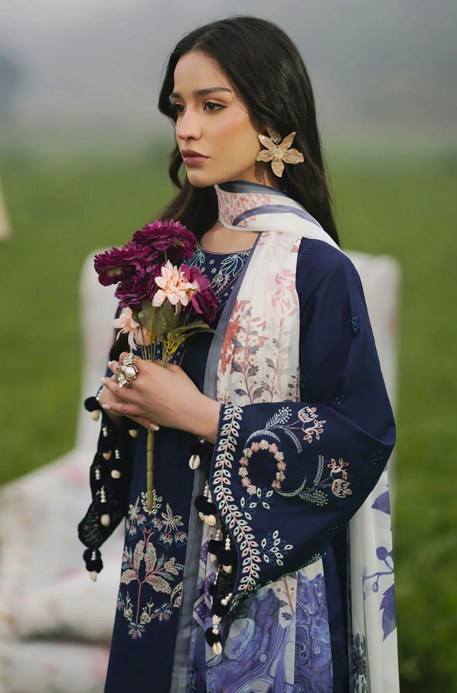 Summer 3PC Lawn Embroidered Suit - BFB0773 - New Arrivals | BlueFery