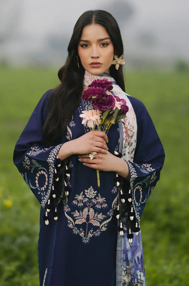 Summer 3PC Lawn Embroidered Suit - BFB0773 - New Arrivals | BlueFery