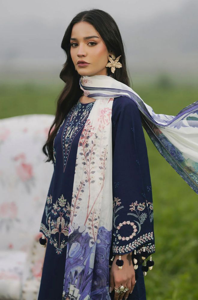 Summer 3PC Lawn Embroidered Suit - BFB0773 - New Arrivals | BlueFery