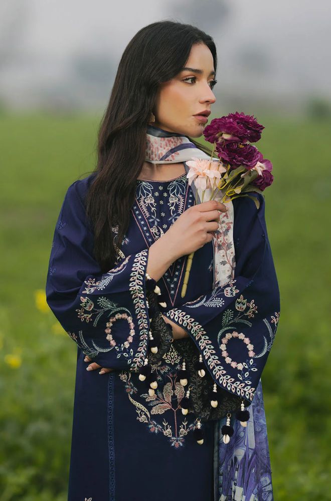 Summer 3PC Lawn Embroidered Suit - BFB0773 - New Arrivals | BlueFery