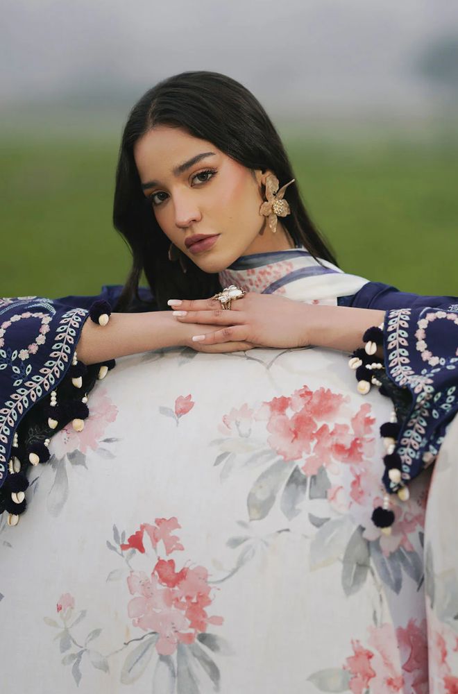 Summer 3PC Lawn Embroidered Suit - BFB0773 - New Arrivals | BlueFery