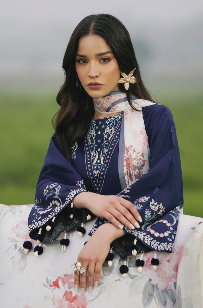 Summer 3PC Lawn Embroidered Suit - BFB0773 - New Arrivals | BlueFery
