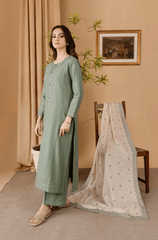 Summer 3PC Lawn Embroidered Suit - BFH00050 - New Arrivals | BlueFery