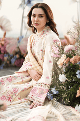 Summer 3PC Lawn Embroidered Suit - BFU0114 - luxury | BlueFery