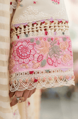 Summer 3PC Lawn Embroidered Suit - BFU0114 - luxury | BlueFery