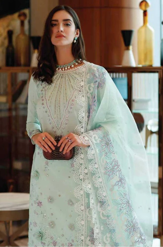 Summer 3PC Lawn Sequence Embroidered Suit - BFB0685 - | BlueFery