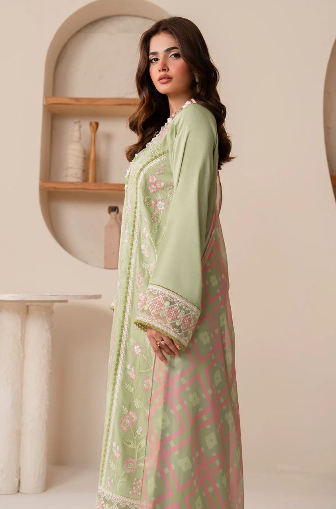 Summer 3Piece Lawn Embroidered Suit - BFB0745 - Unstitched | BlueFery