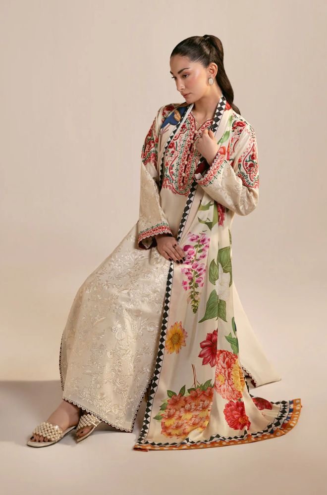 Summer 3Piece Lawn Embroidered Suit - BFB0746 - New Arrivals | BlueFery