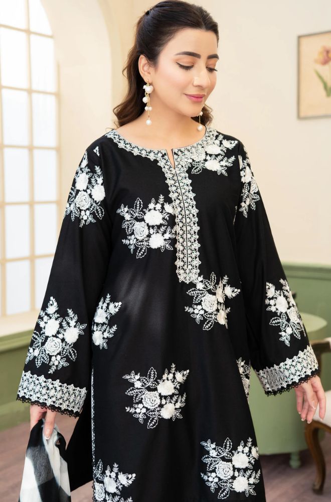 Summer 3Piece Lawn Embroidered Suit - BFB0748 - New Arrivals | BlueFery