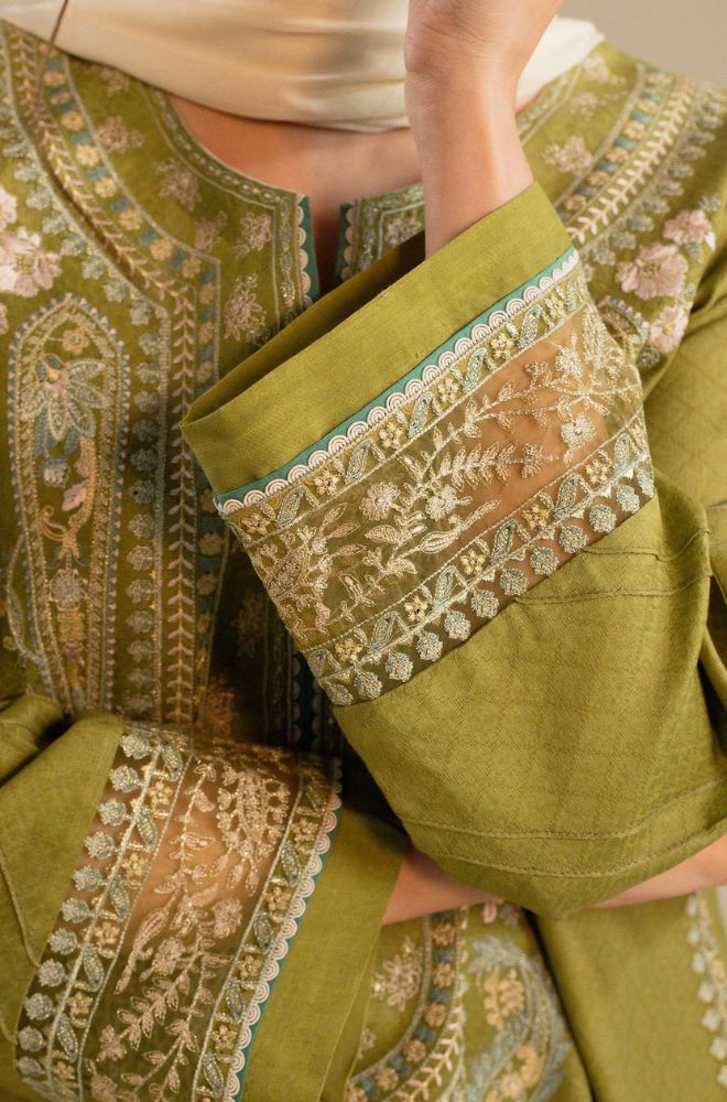 Summer 3Piece Lawn Embroidered Suit - BFB0749 - New Arrivals | BlueFery