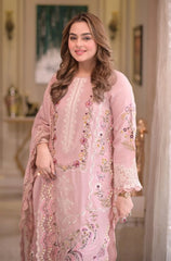 Summer 3Piece Lawn Embroidered Suit - BFB0750 - Unstitched | BlueFery